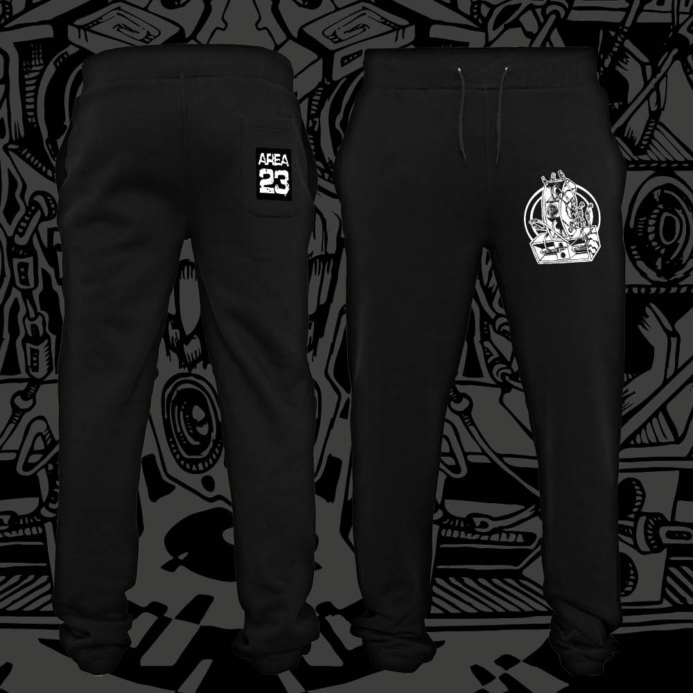 Tekno Shop | AREA23 - Unisex tepláky Bass Machine Unisex tepláky Bass Machine